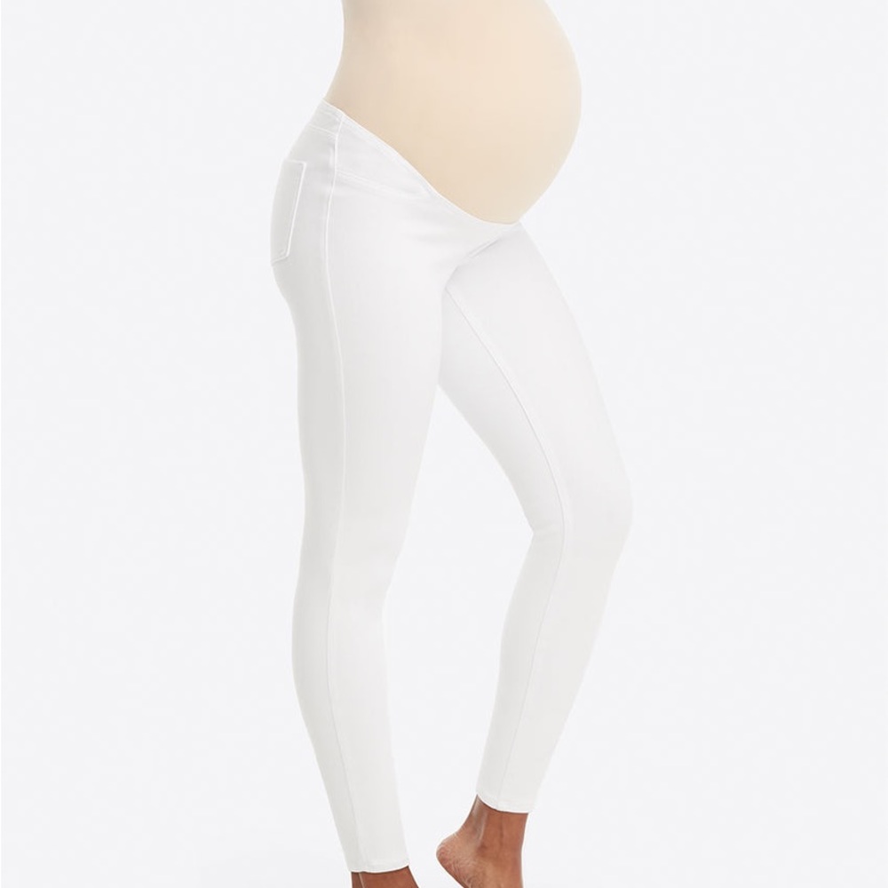 Spanx white Mama Ankle Jean-Ish® Leggings